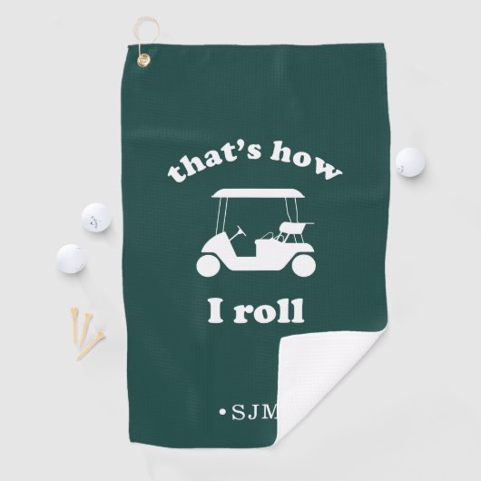 So Roll | MIT MONOGRAMM Golfhandtuch (Insitu)