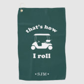 So Roll | MIT MONOGRAMM Golfhandtuch (Vorderseite)