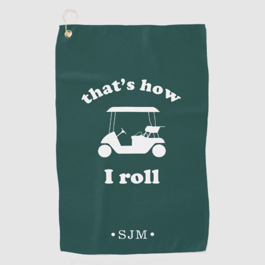 So Roll | MIT MONOGRAMM Golfhandtuch (Vorderseite)