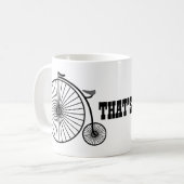 So Roll Penny Farthing Coffee Tasse (Vorderseite Links)