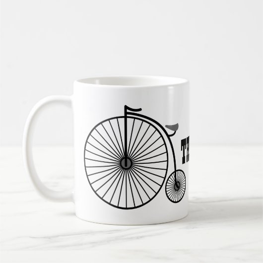 So Roll Penny Farthing Coffee Tasse (Links)