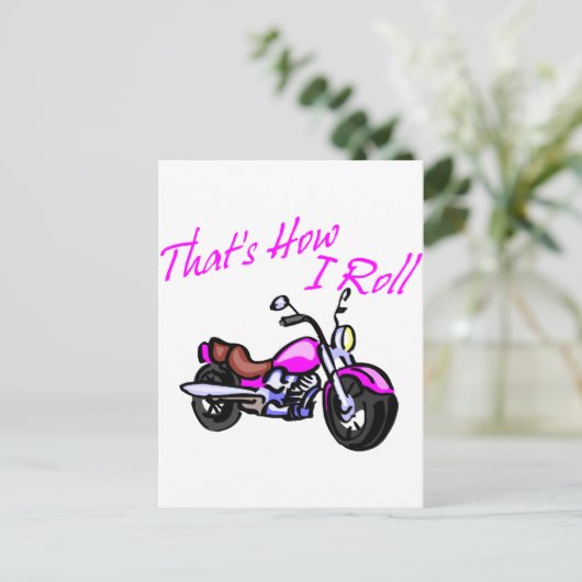 So Roll Postkarte (Stehend Vorderseite)