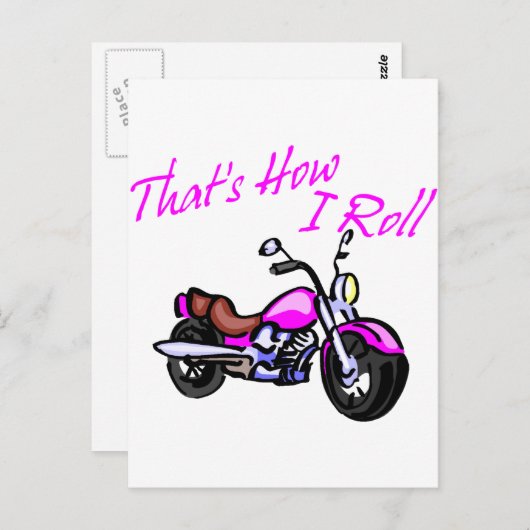 So Roll Postkarte (Vorne/Hinten)