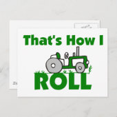 So Roll Postkarte (Vorne/Hinten)