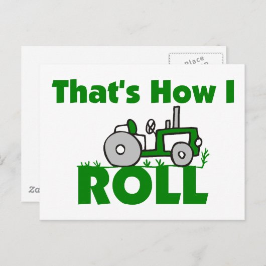 So Roll Postkarte (Vorne/Hinten)