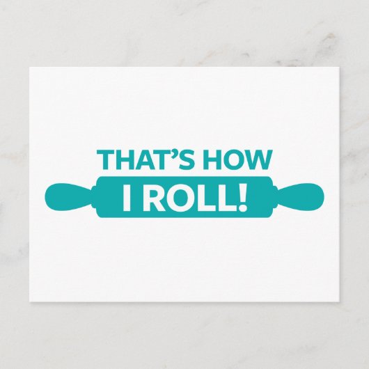 So Roll Postkarte (Vorderseite)