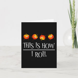 So Roll Pumpkin Fall Saison Thanksgivin Karte