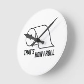 So Roll Runde Wanduhr (Winkel)