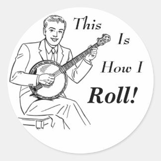 So Roll! Runder Aufkleber