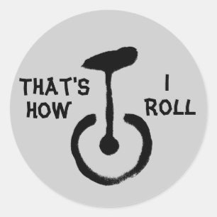 So Roll Runder Aufkleber