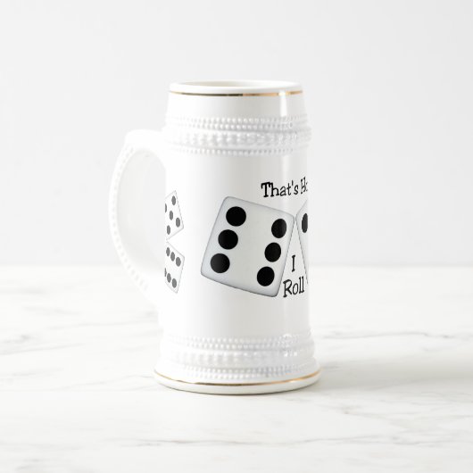 So Roll Stein Bierglas (Vorderseite Links)