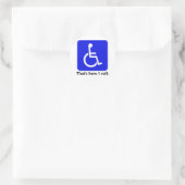 So rolle ich. Aufkleber (Tasche)