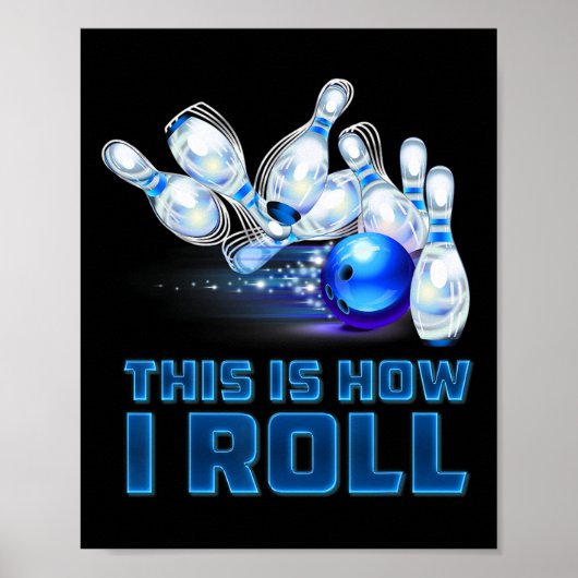 So rolle ich Bowling Poster (Vorne)