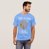 So rolle ich das Funny Hamster Rolling T-Shirt (Vorne ganz)