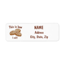 So rolle ich das Return-Adressetikett, Zimon