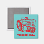 So rolle ich den RED Magnet Tractor (Vorderseite/Rückseite)