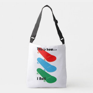 So rolle ich Design - Custom All-Over-Print Tragetaschen Mit Langen Trägern