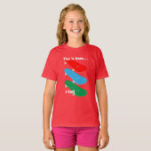 So rolle ich Design - Girls' Basic T - Shirt (Vorne ganz)