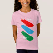 So rolle ich Design - Girls' Fine Jersey T-S T-Shirt (Vorderseite)