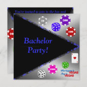 SO ROLLE ICH DIE EINLADUNG DER BACHELOR-PARTY (Vorne/Hinten)