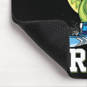 So rolle ich Dinosaurier Schneebrettfahren Trex Sn Mousepad (Ecke)