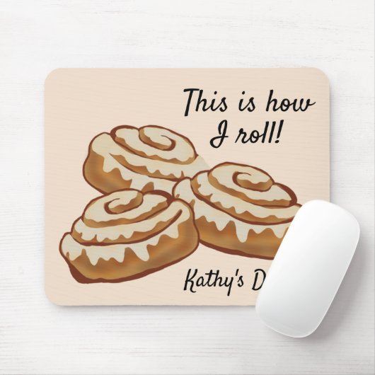 So rolle ich ein Schreibtischmousepad, eine Zimbel Mousepad (Mit Mouse)