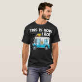 So rolle ich Eiskrem LKW T-Shirt (Vorne ganz)