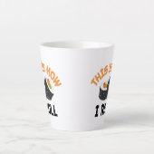 So rolle ich - Funny Sushi Milchtasse (Vorderseite)