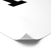 So rolle ich - Funny Sushi Poster (Ecke)