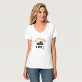 So rolle ich - Funny Sushi T-Shirt (Vorderseite Vollansicht)