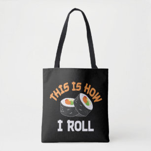 So rolle ich - Funny Sushi Tasche