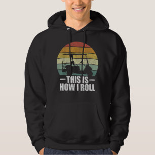 So rolle ich Golf-Geschenk Lustige Golfer Retro G Hoodie