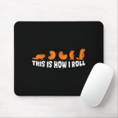 So rolle ich Groundhog Cute Groundhog Day Fu Mousepad (Mit Mouse)