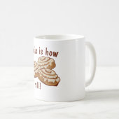 So rolle ich Kaffee Tasse Zimt Rollen (VorderseiteRechts)