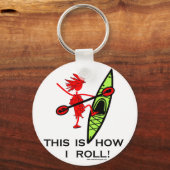 So rolle ich (Kayak) Schlüsselanhänger (Vorderseite)