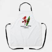 So rolle ich (Kayak) Schürze (Vorderseite)