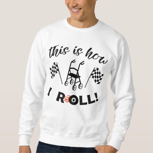 "So rolle ich!"/Laufen mit Rädern T - Shirt (Vorderseite)