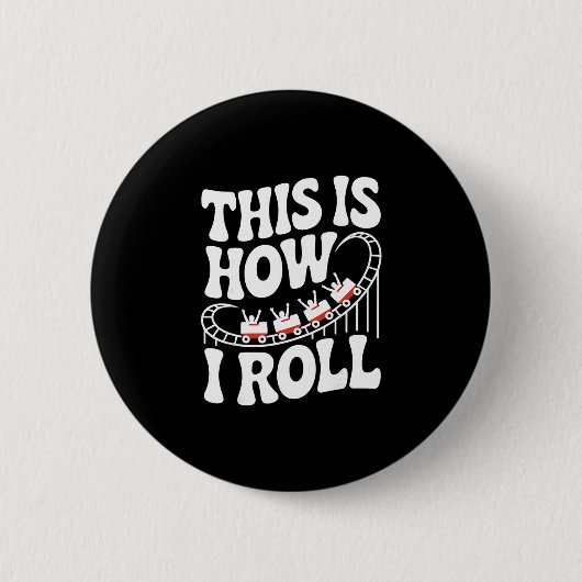 So rolle ich lustige Achterbahn  Button (Vorderseite)