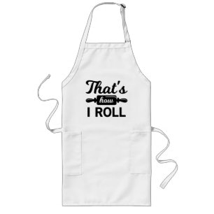So rolle ich, Lustige Geschenkschürze für Köche Lange Schürze