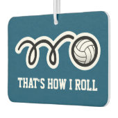 So rolle ich lustige Volleyball-Autoluft Autolufterfrischer (Links)