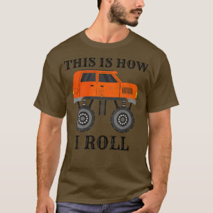 So rolle ich Monstertruck zerquetscht süße große T-Shirt