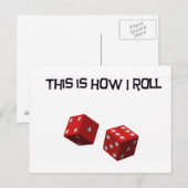 So rolle ich postkarte (Vorne/Hinten)