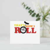 So rolle ich postkarte (Stehend Vorderseite)