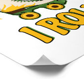 So rolle ich Roller-Skate Poster (Ecke)