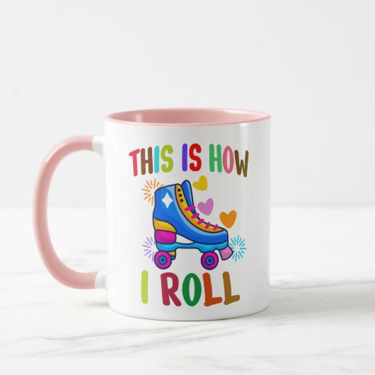 So rolle ich - Roller Skaten Tasse (Links)