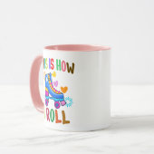 So rolle ich - Roller Skaten Tasse (Vorderseite Links)