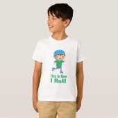 So rolle ich, Roller Skating Junge T-Shirt (Vorne ganz)