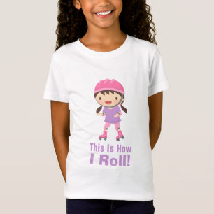 So rolle ich, Roller-Skating-Mädchen T-Shirt