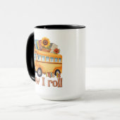 So rolle ich - Schulbusfahrer Tasse (Vorderseite Links)