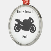 So rolle ich silbernes ornament (Links)